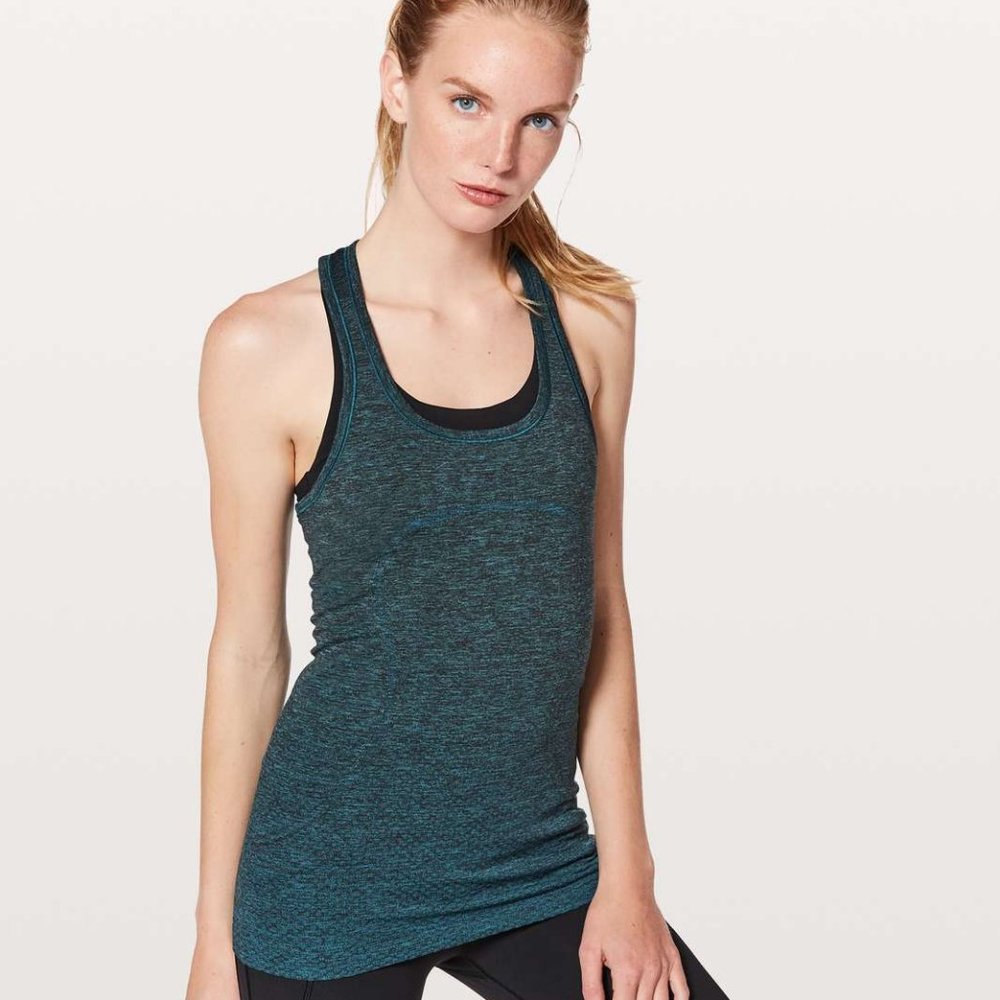 Lululemon Swiftly Tech Racerback Poolside / Black